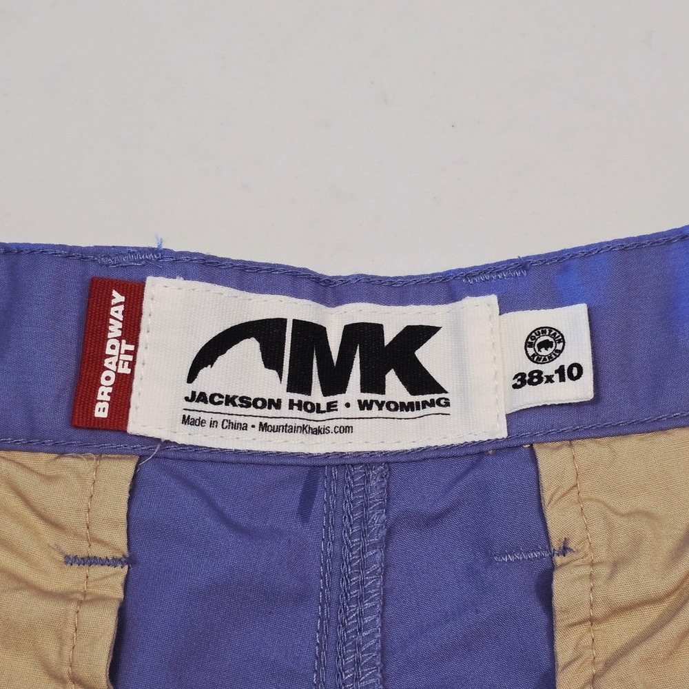 Mountain Khakis Broadway Fit Shorts Mens 38x10 Blue Cotton Blend NWT - Picture 7 of 16
